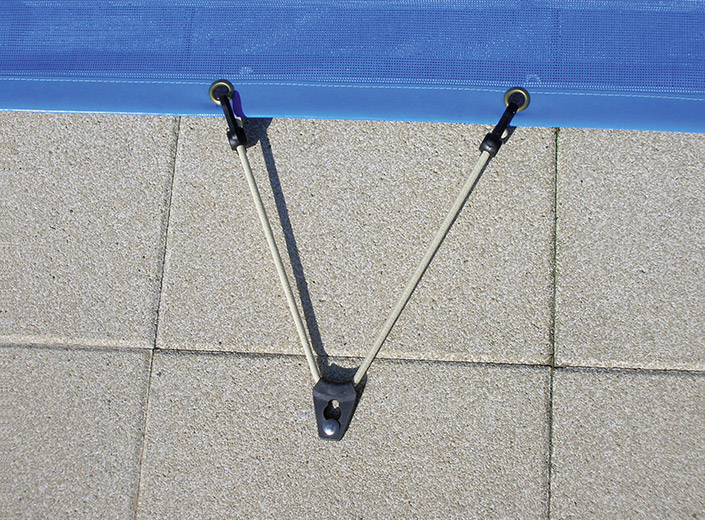 qualifil stretched light cover for swimming pool in belgium waterair fosses-la-ville, namur