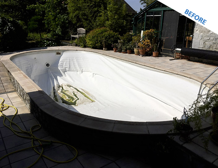 pool in kit works and repair in Belgium by ggilpro