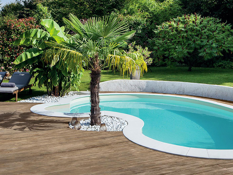 piscine Adele avec escalier Paso ggilpro belgique 